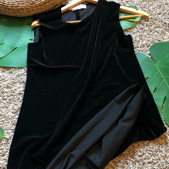 Ronni Nicole Black Suede Dress - Picture 5 of 6